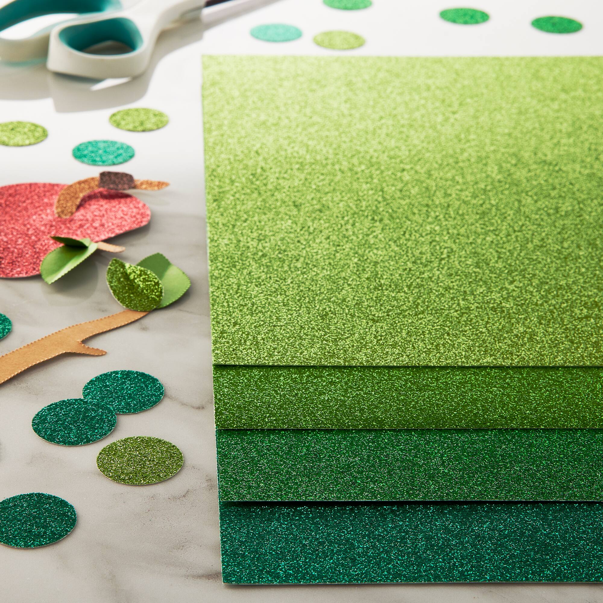 12 Packs: 24 ct. (288 total) Glitter 8.5" x 11" Cardstock Paper by Recollections